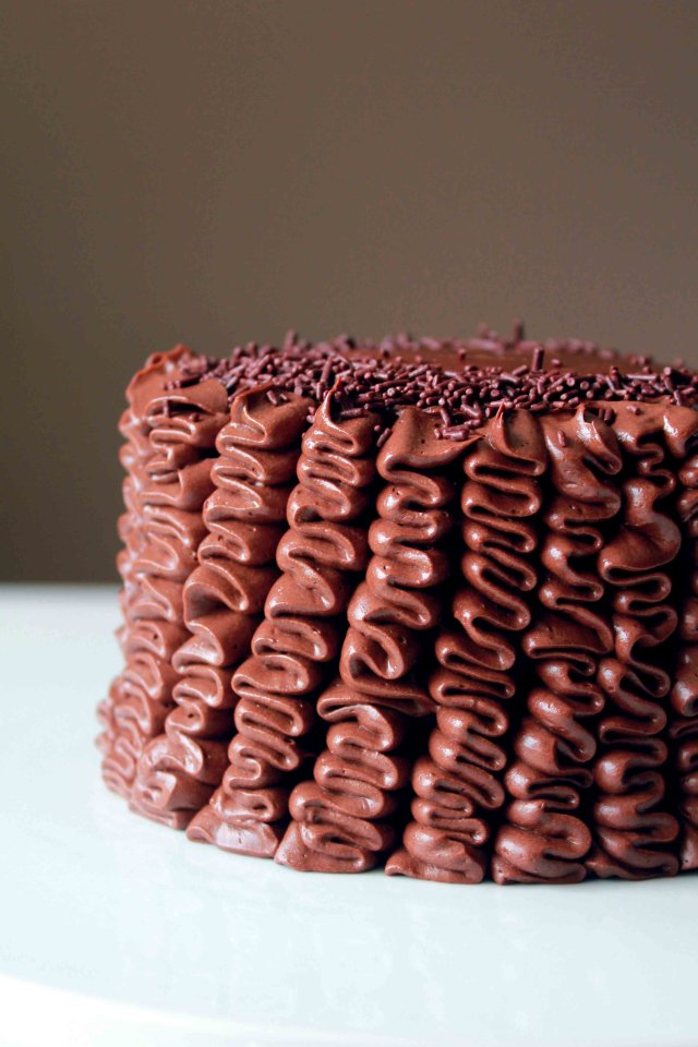Маленький шоколадный торт