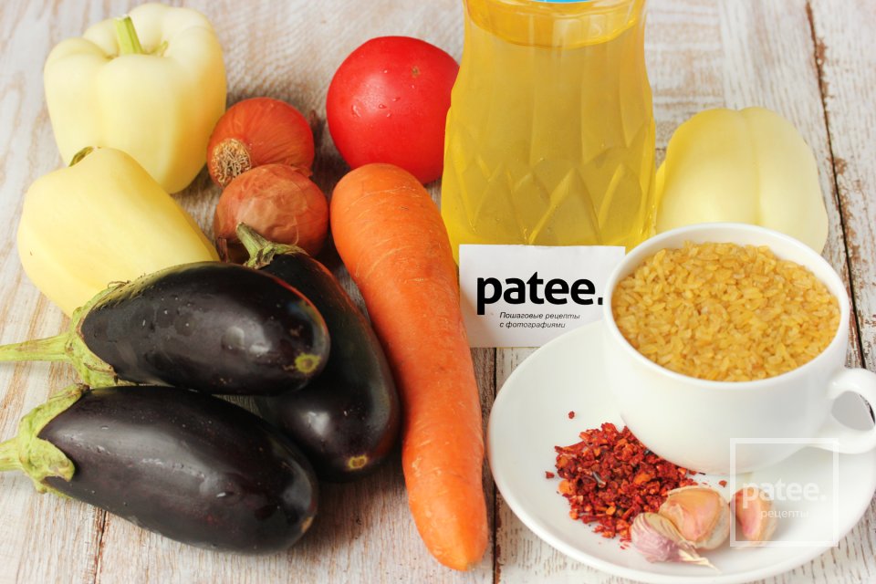 Овощное рагу с булгуром - Шаг 1