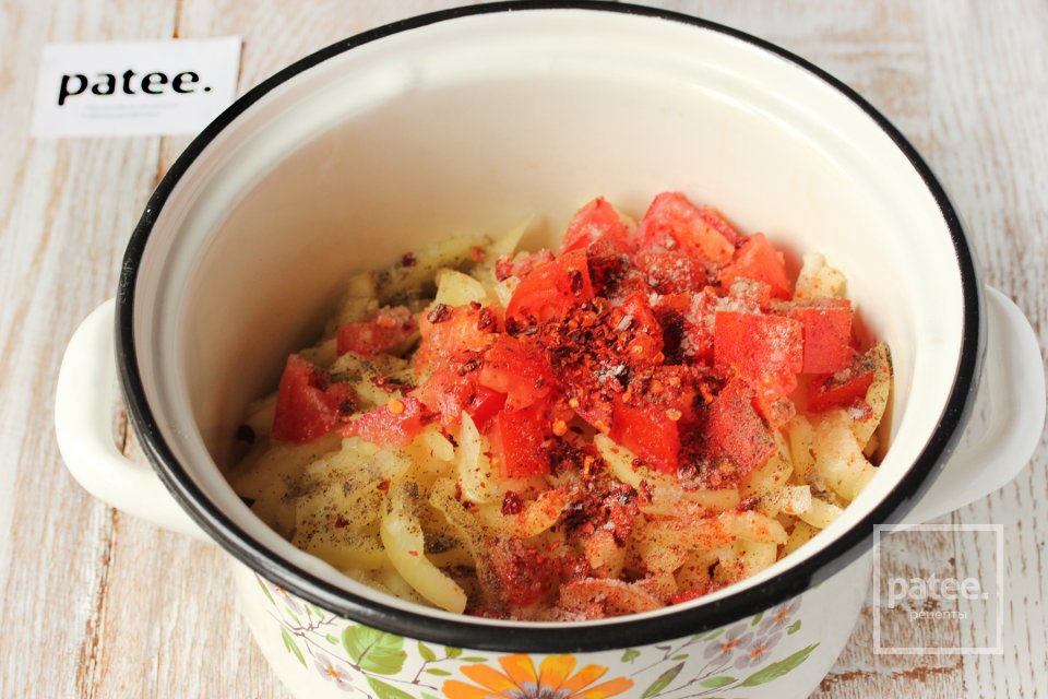 Овощное рагу с булгуром - Шаг 6