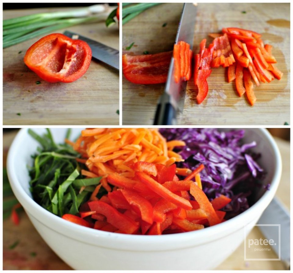 Капустный салат с морковью и шпинатом - Шаг 14