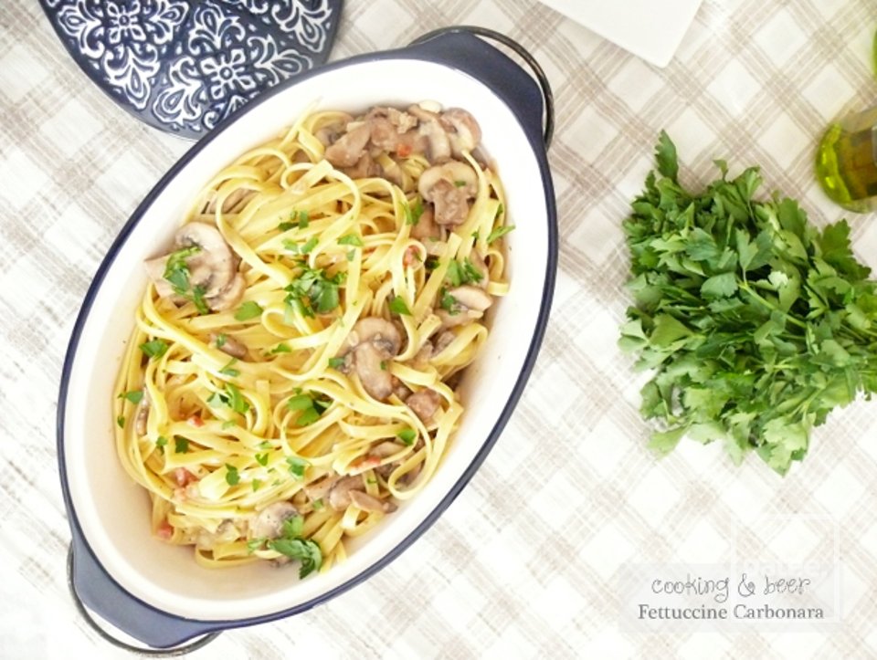 Фетучини карбонара - Шаг 6