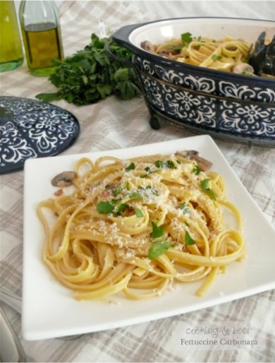 Фетучини карбонара - Шаг 12