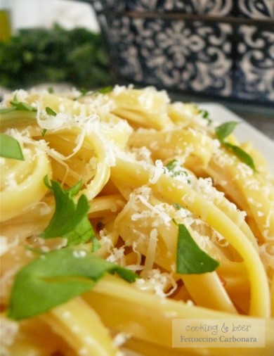 Фетучини карбонара - Шаг 14