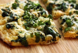 Пицца со шпинатом