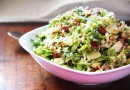 Салат из брюссельской капусты с беконом