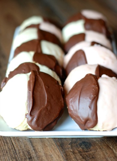 Рецепт Печенье с шоколадной глазурью