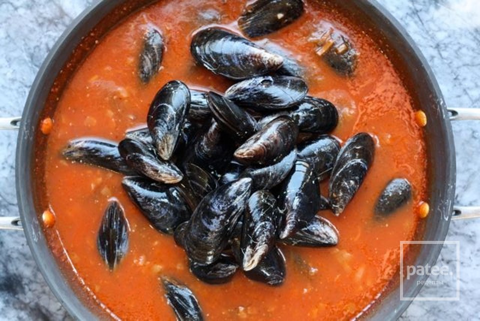 Мидии в соусе Фра-Дьяволо - Шаг 5