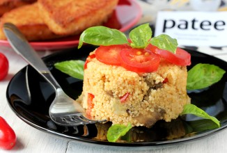 Кускус с баклажанами в мультиварке