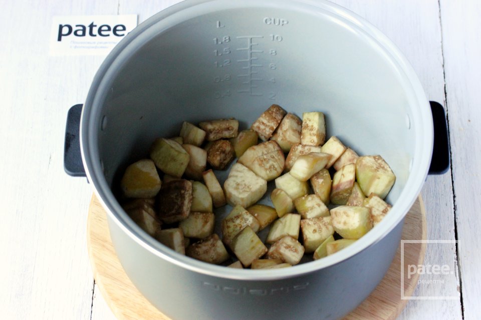 Кускус с баклажанами в мультиварке - Шаг 5