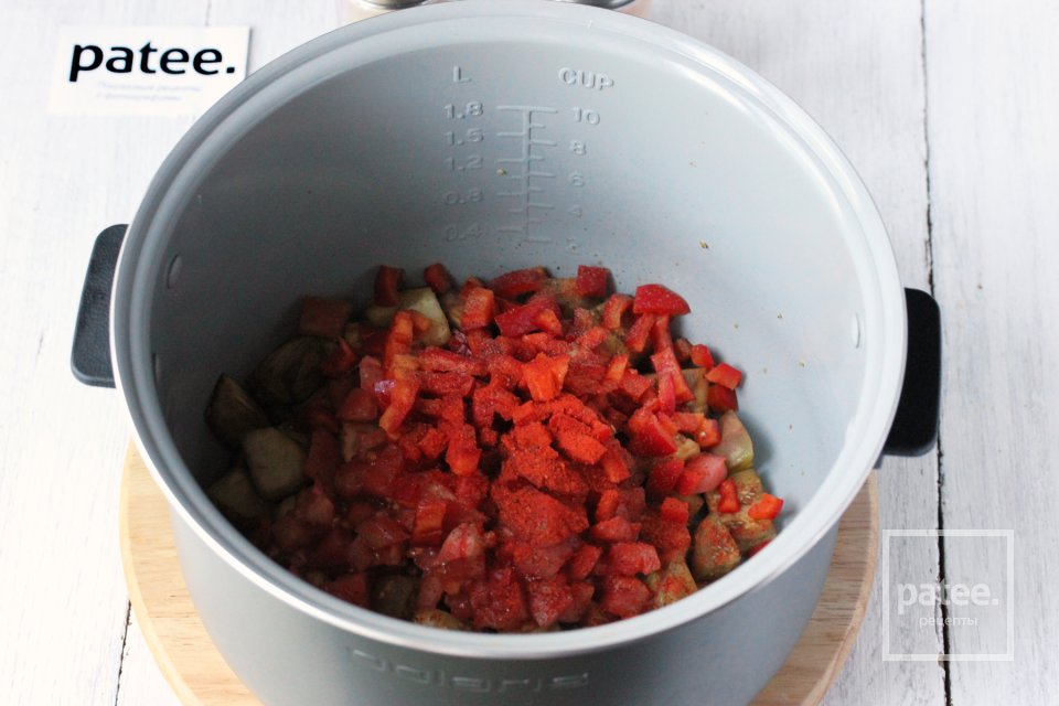 Кускус с баклажанами в мультиварке - Шаг 7