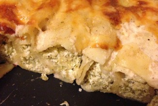 Каннеллони с сыром и брокколи