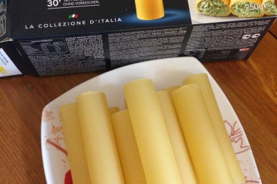 Каннеллони с сыром и брокколи - приготовление