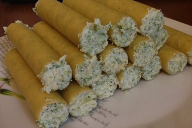 Каннеллони с сыром и брокколи - приготовление