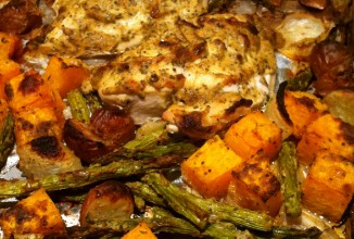 Жаркое из курицы с овощами и приправами