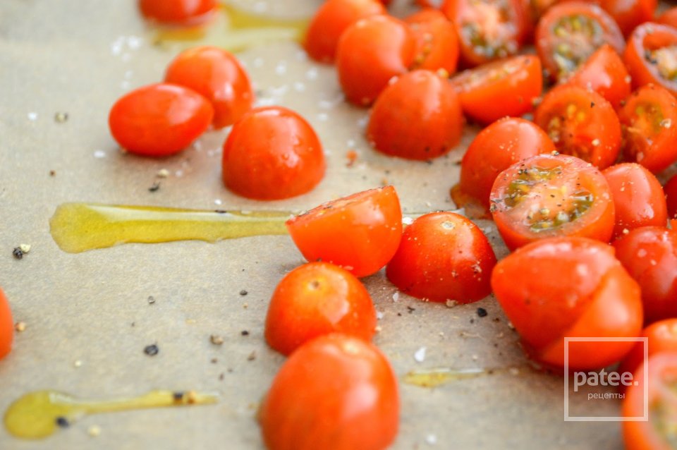 Омлет с печеными помидорами и сыром - Шаг 5