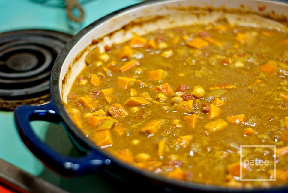 Карри со сладким картофелем и нутом - Шаг 6