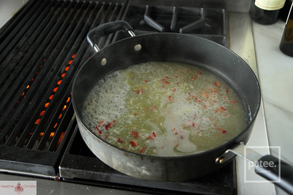 Мидии в винном соусе - Шаг 5