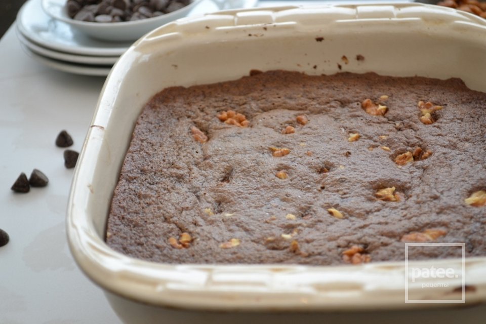 Банановые брауни с орехами - Шаг 13