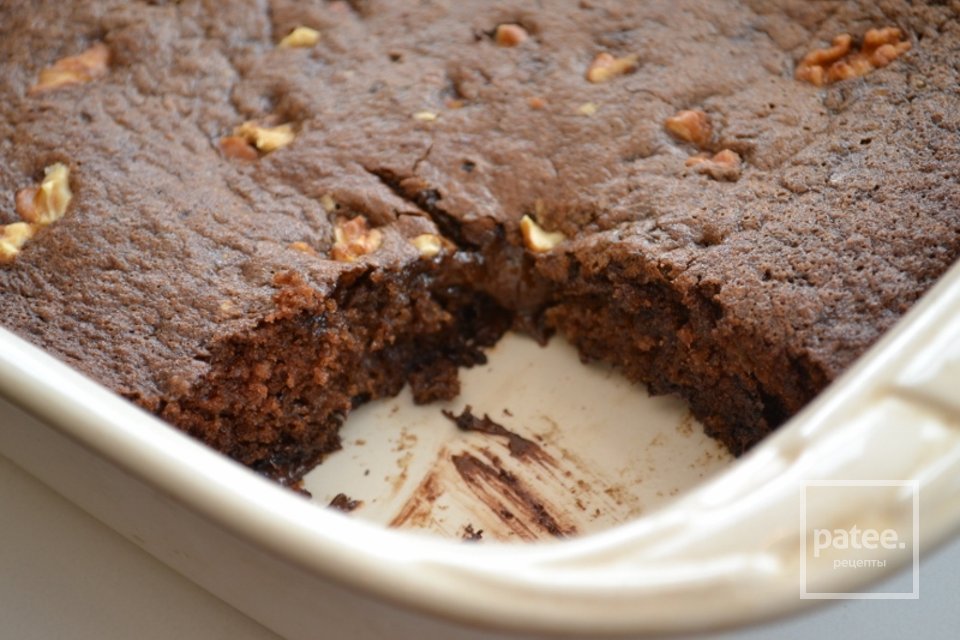 Банановые брауни с орехами - Шаг 14