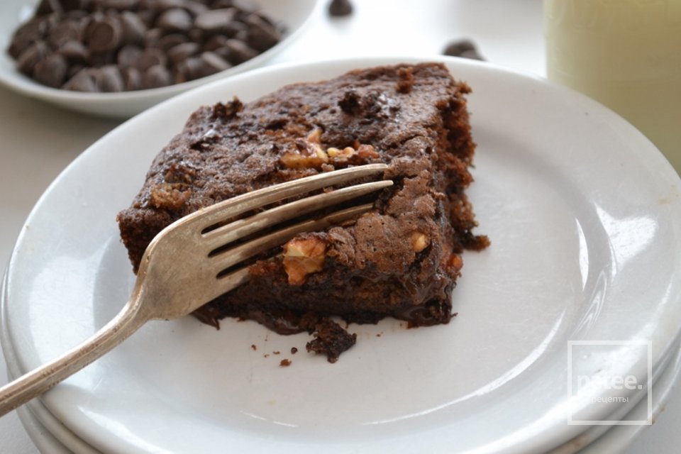 Банановые брауни с орехами - Шаг 15