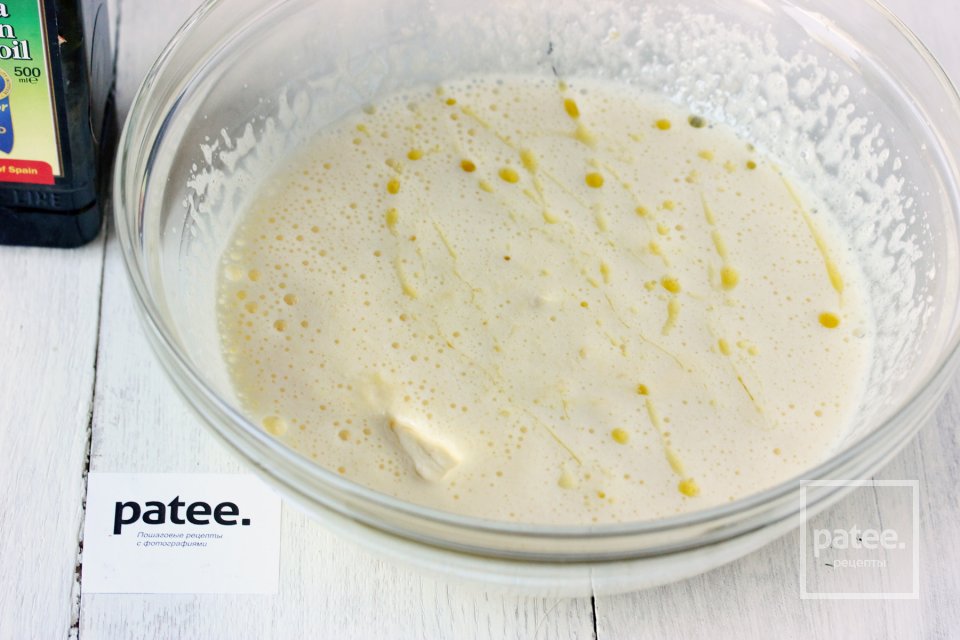 Пирог с виноградом на оливковом масле в мультиварке - Шаг 4