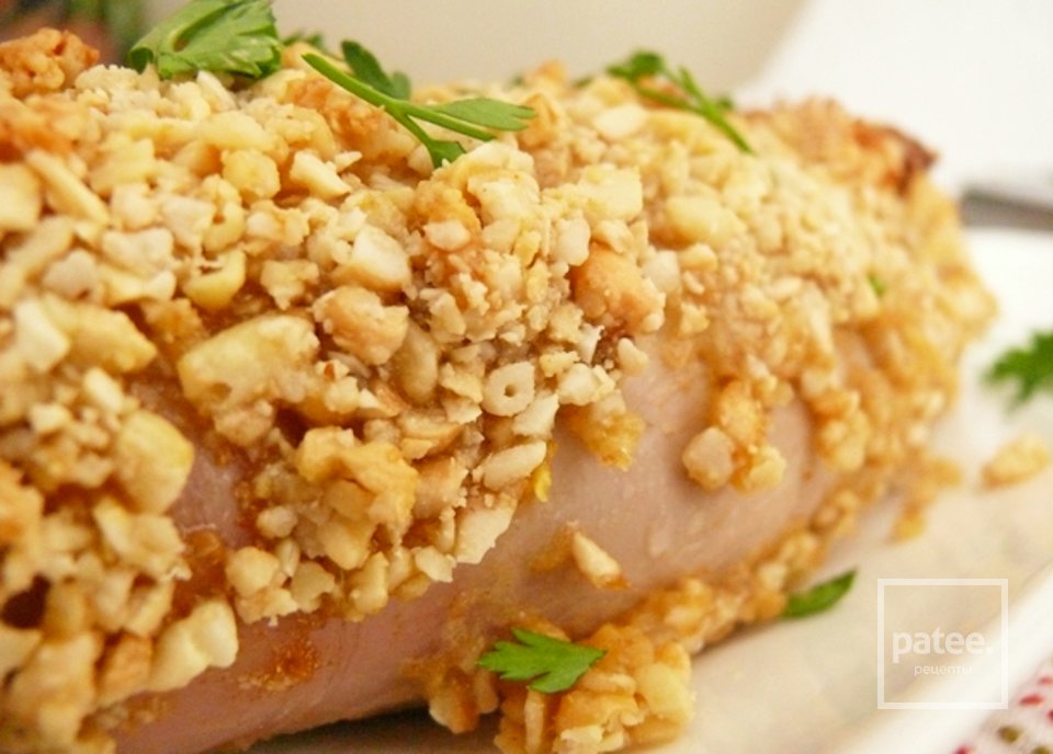 Свиная вырезка в ореховой панировке - Шаг 11