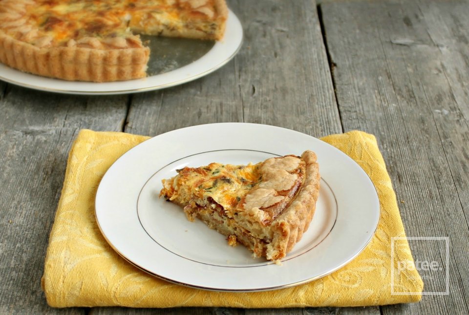 Тарт с беконом и сыром - Шаг 14