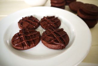 Шоколадно-мятное печенье