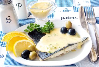 Камбала с апельсиновым соусом