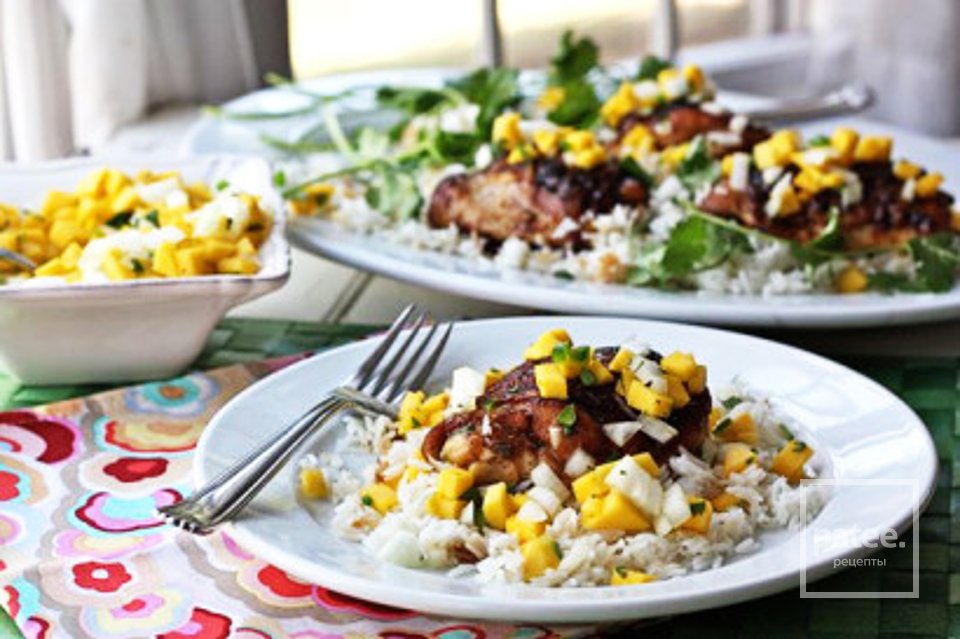 Куриные окорочка с сальсой по-полинезийски - Шаг 8