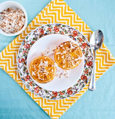 Жареный апельсин с кокосовой стружкой - Шаг 8