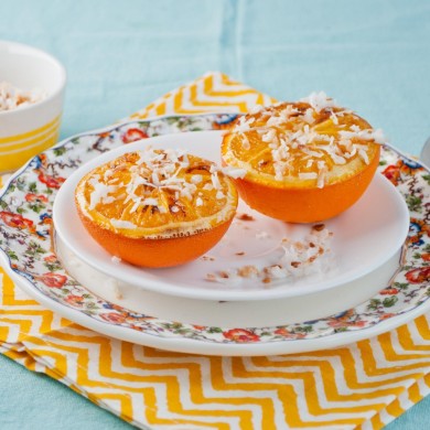 Жареный апельсин с кокосовой стружкой - Шаг 10