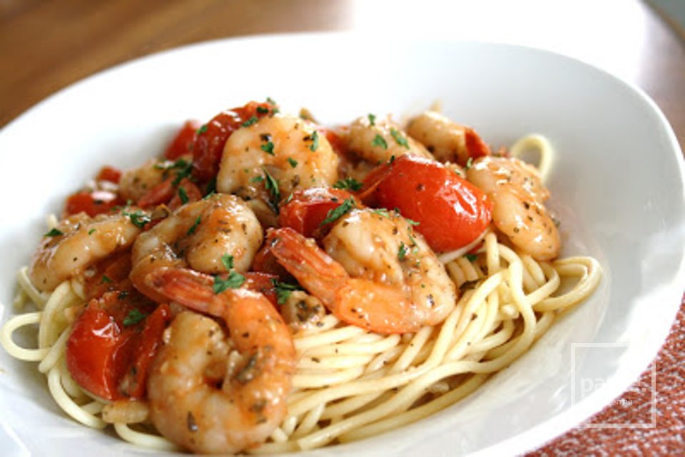 Креветки с помидорами и чесноком - Шаг 10