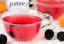 Компот из ежевики с абрикосами