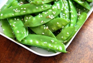 Зеленая фасоль с кунжутом