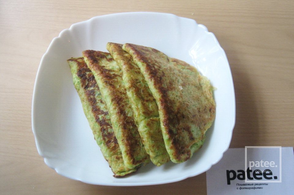 Кабачковые чебуреки с мясом - Шаг 15