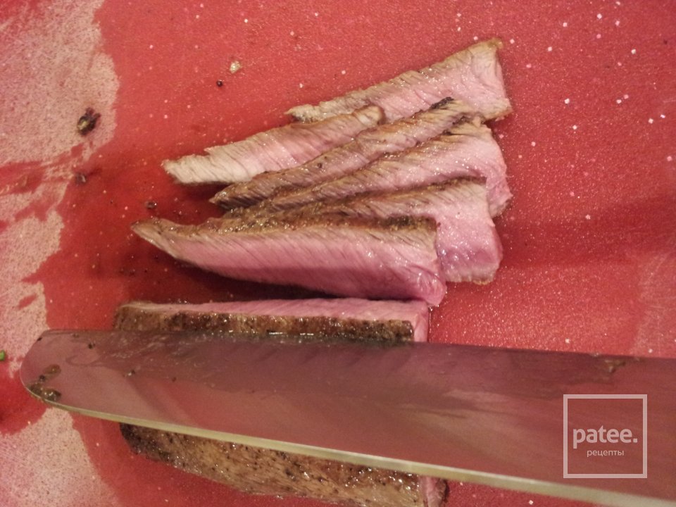 Стейк с китайской капустой - Шаг 13