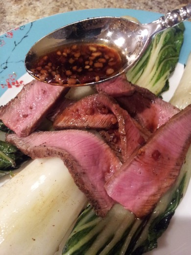 Стейк с китайской капустой - Шаг 14