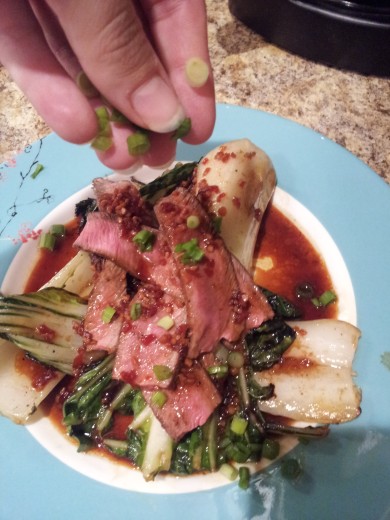 Стейк с китайской капустой - Шаг 15