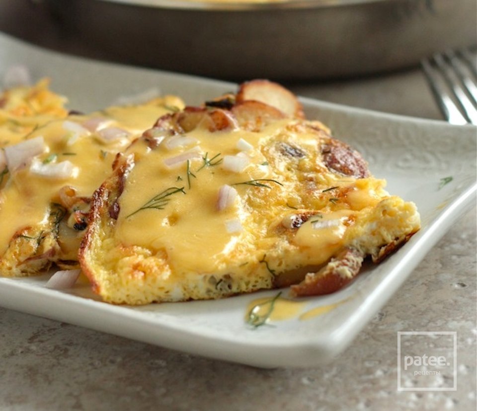 Картофельная фриттата с голландским сырным соусом - Шаг 8