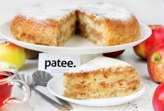 Насыпной яблочный пирог в мультиварке