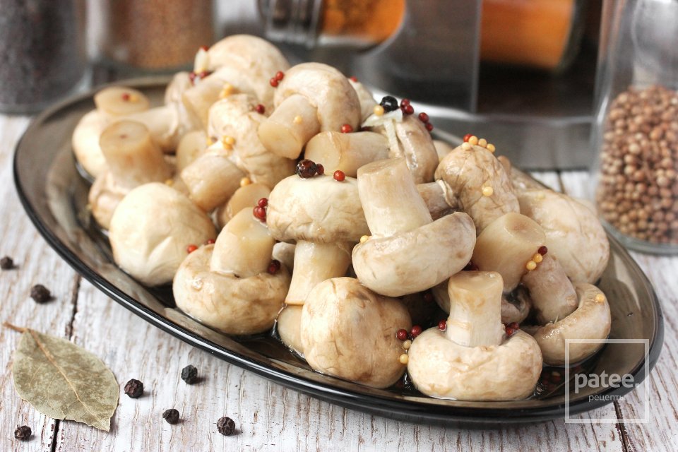 Быстрые маринованные шампиньоны - Шаг 16