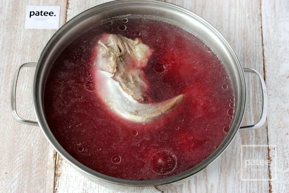 Борщ со свиным языком - Шаг 3