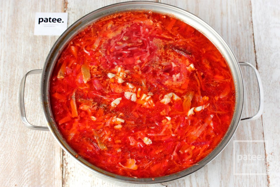 Борщ со свиным языком - Шаг 21