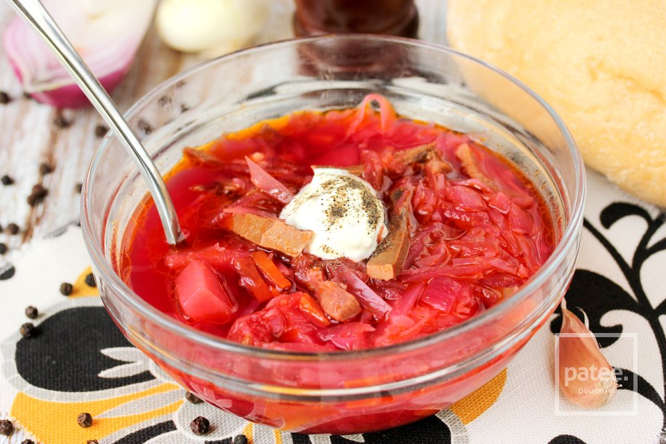 Борщ со свиным языком - Шаг 22