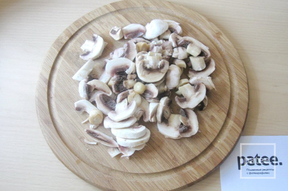 Суп  с курицей, сливками и грибами - Шаг 3