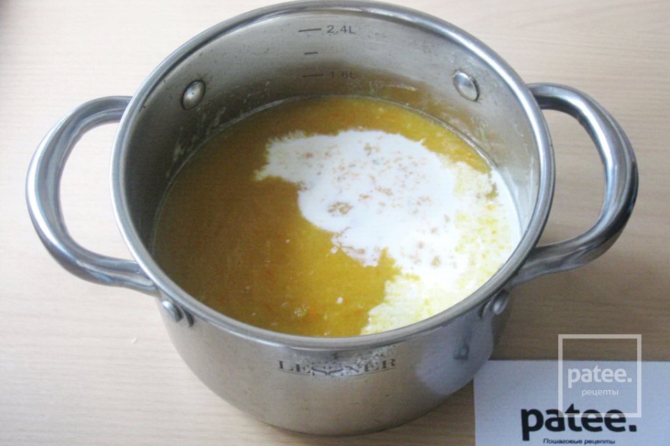 Суп  с курицей, сливками и грибами - Шаг 12