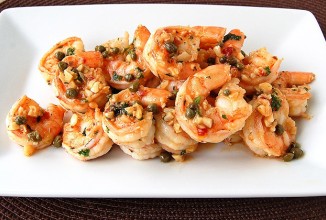 Чесночные креветки