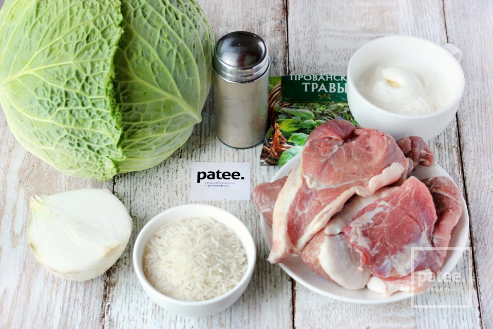 Голубцы из савойской капусты в сметане - Шаг 1