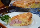 Пирог с ветчиной и артишоками